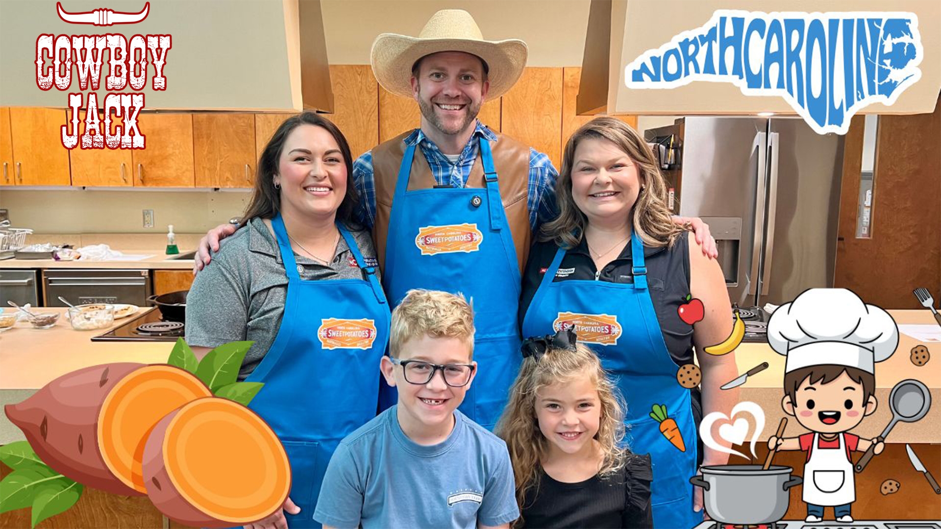 From Farm to Fun! JoCo Grows + Cowboy Jack Cook NC Sweet Potatoes