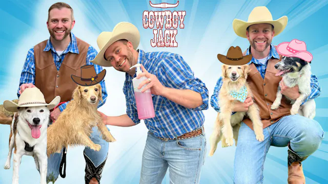 Cowboy Jack’s Dog Bath Time, Dog Walk...