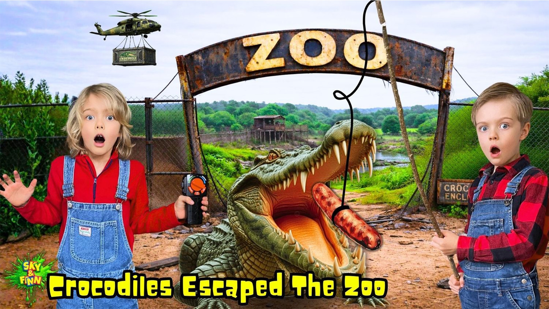 Crocodiles Escaped The Zoo! Can We Catch Them?