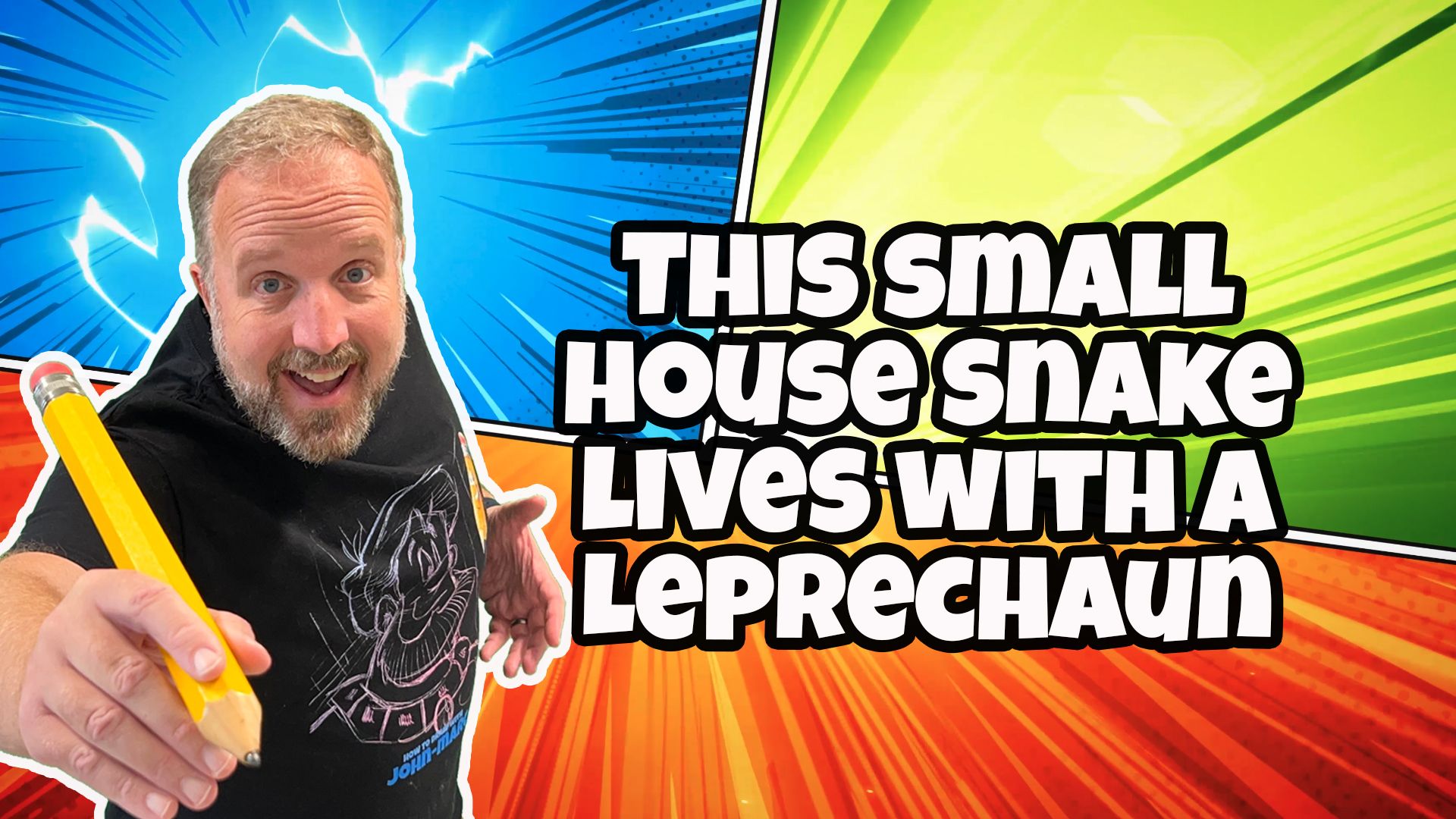 This Small House Snake Lives With A Leprechaun