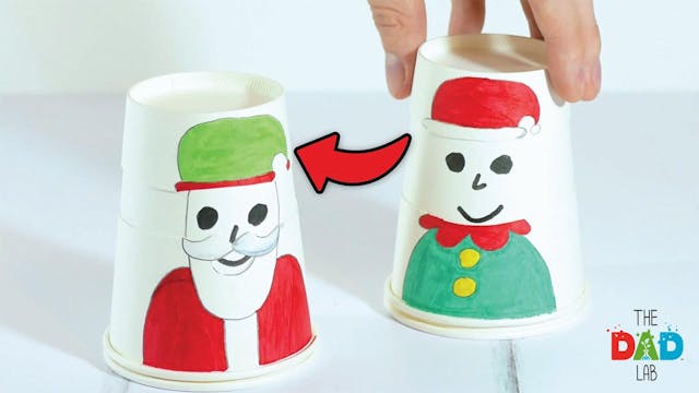 DIY Christmas Paper Cup Dolls: Santa ...