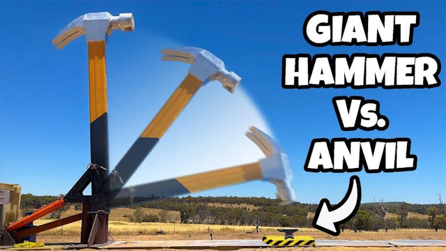 Can Our GIANT Hammer Destroy This Anvil