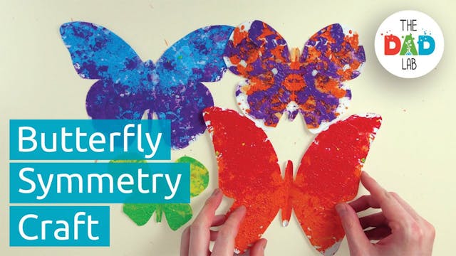 Melted Crayon Butterfly Craft