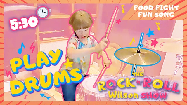 Learn to Play Food Fight Fun - Drums