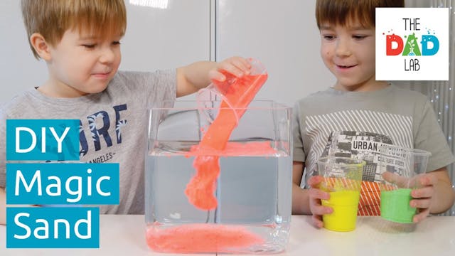 How to Make MAGIC SAND that never get...