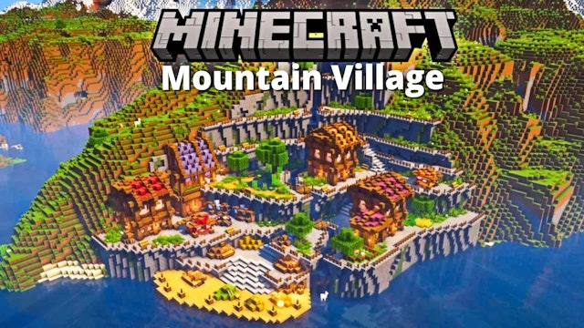 Mountain Village in Minecraft
