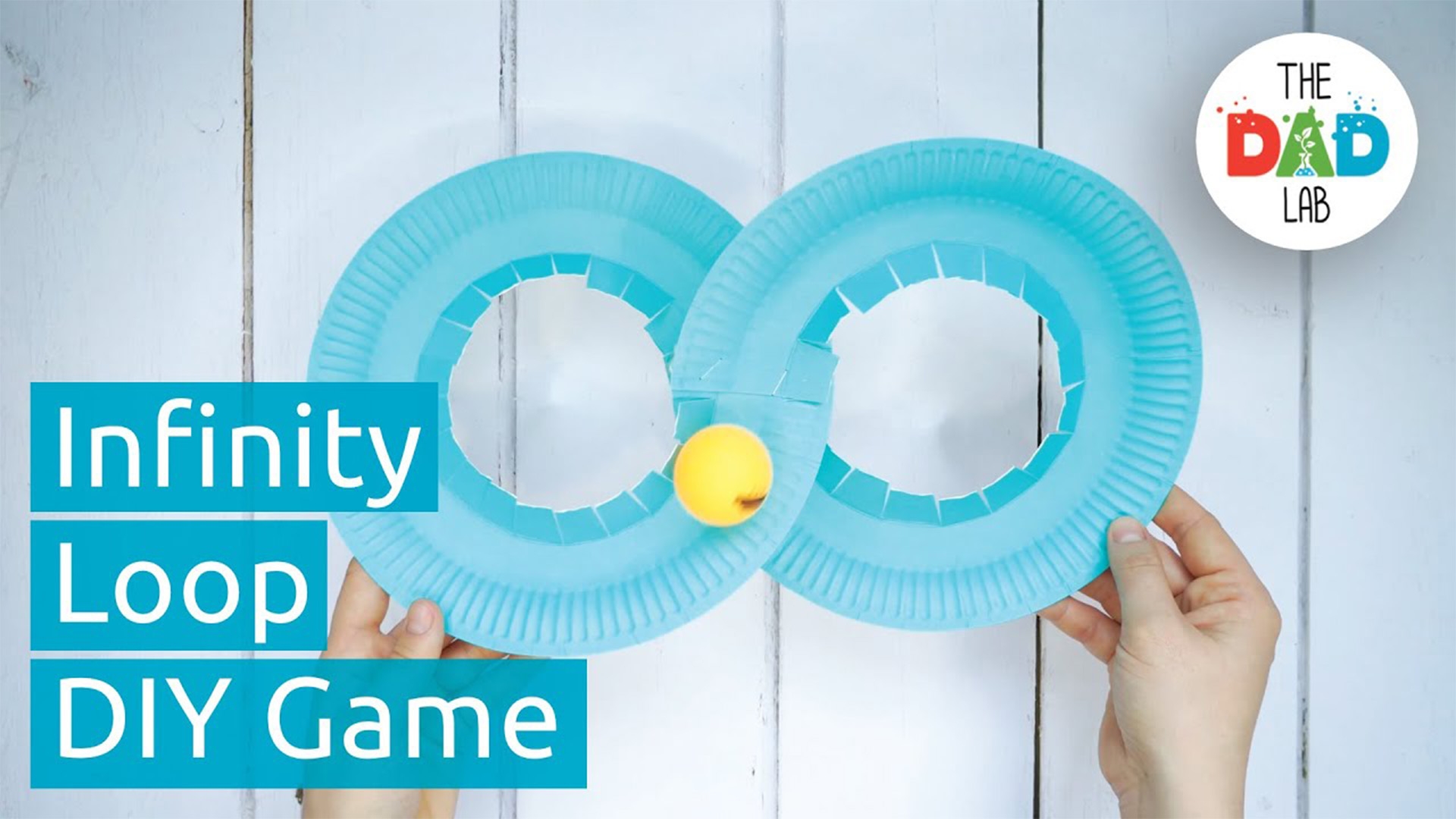 DIY Paper Plate Infinity Loop Toy for Kids