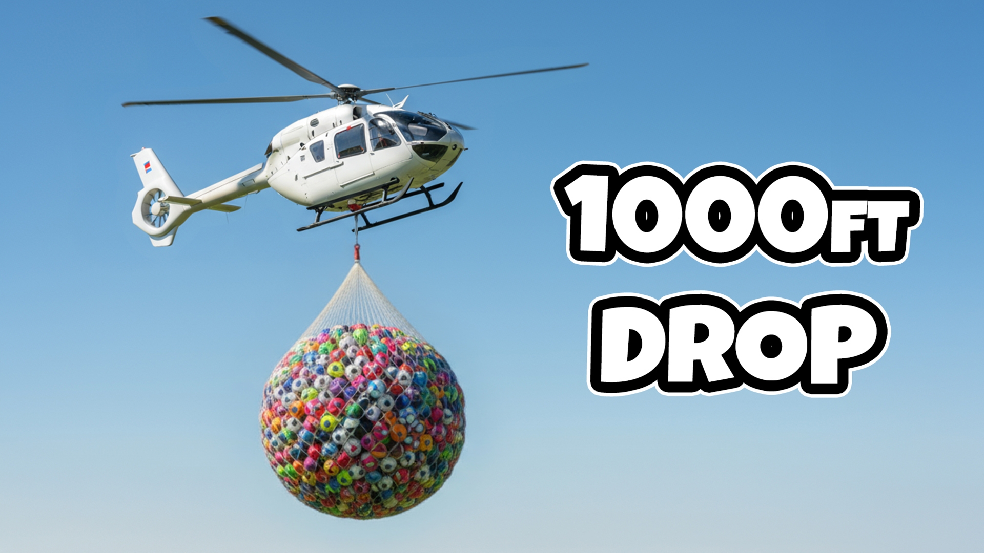 Raining Soccer Balls from 1000ft is Chaos!