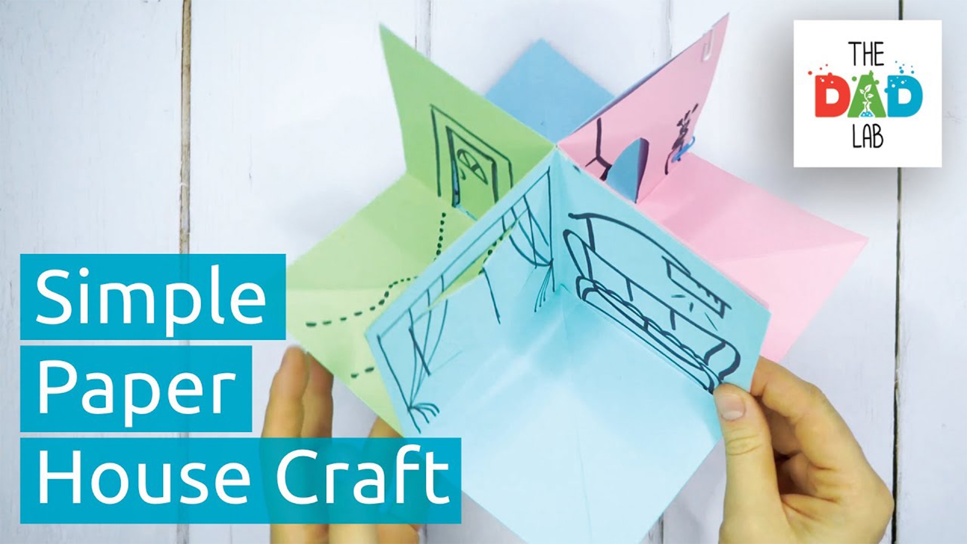 How to Make 3D Paper House Easy