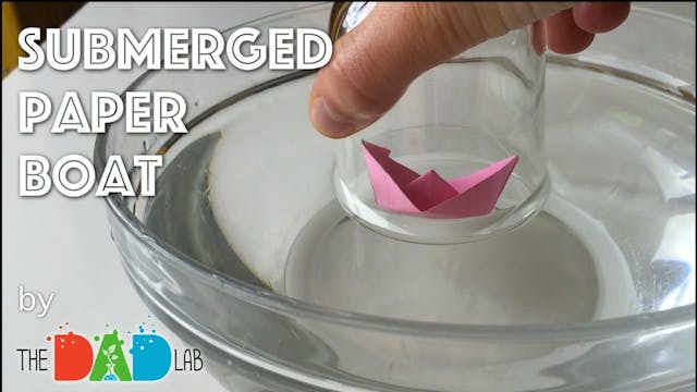 Submerged Paper Boat
