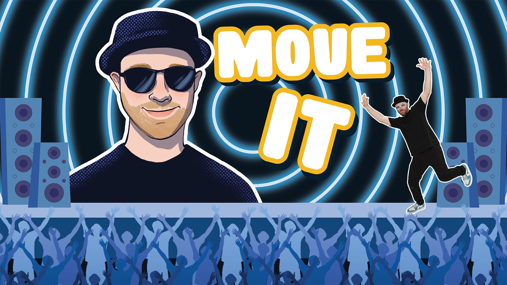 DJ Raphi - Move it | Rave dance party for kids | Brain break