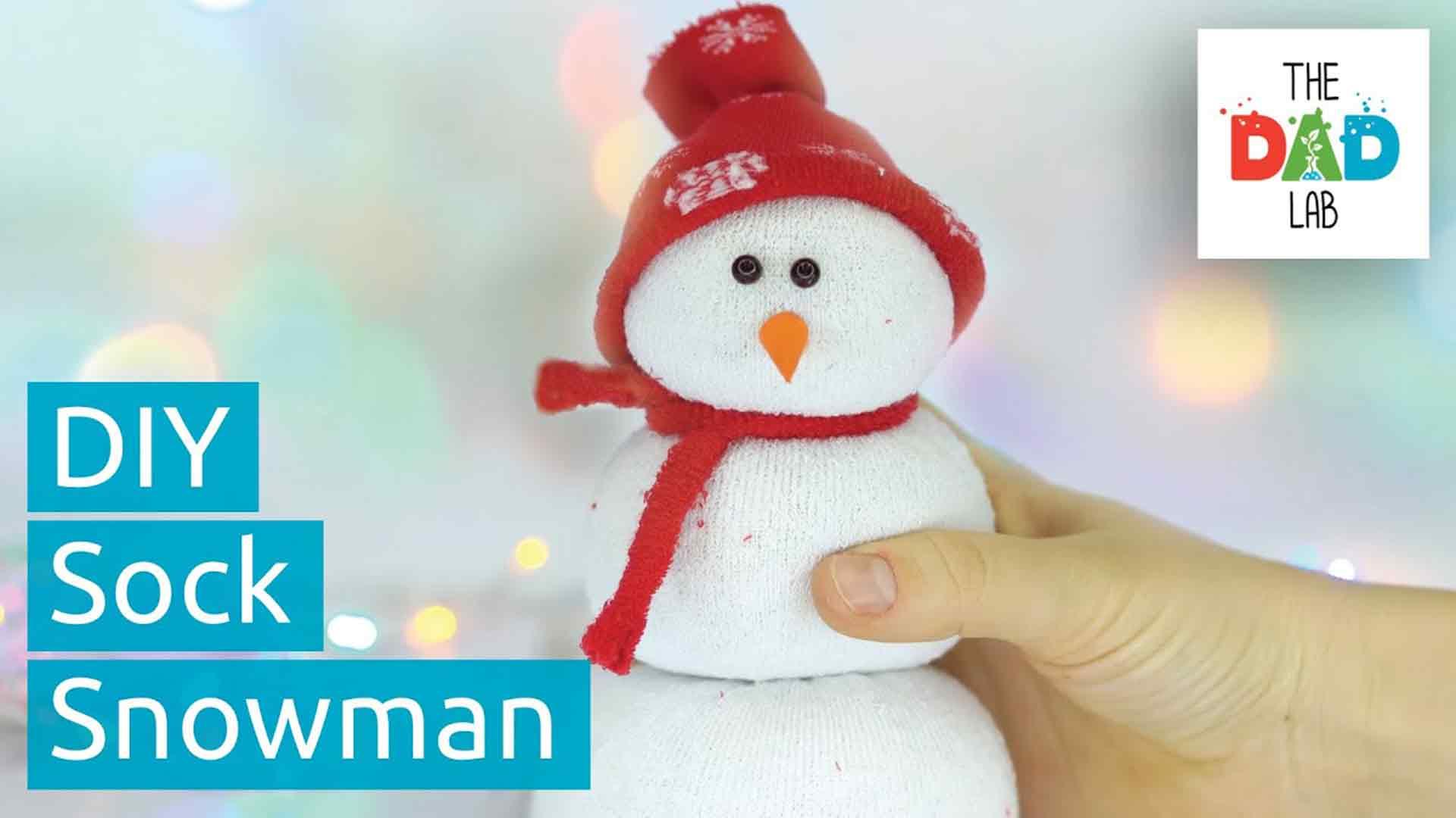 How To Make a Sock Snowman | DIY Christmas Craft