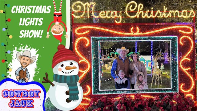 Visit a Christmas Lights Show for Kids