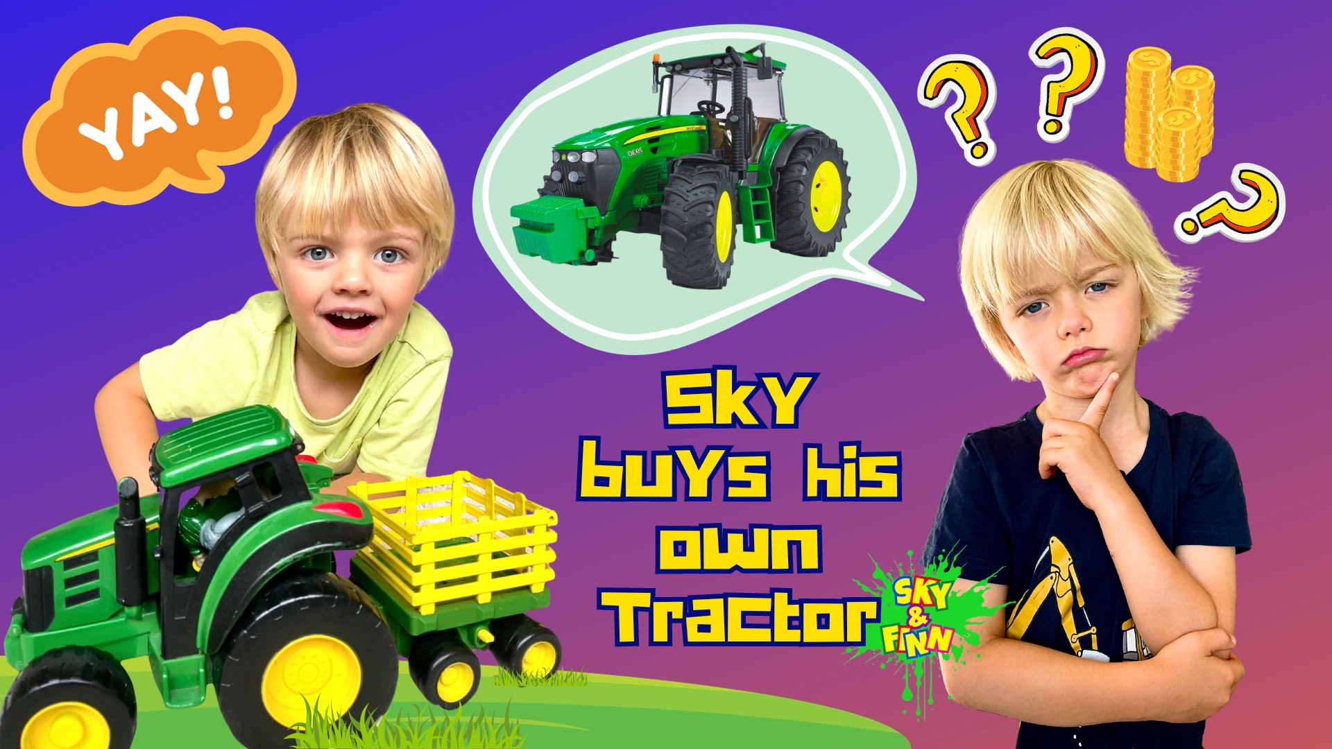 Sky Buys His Own Tractor