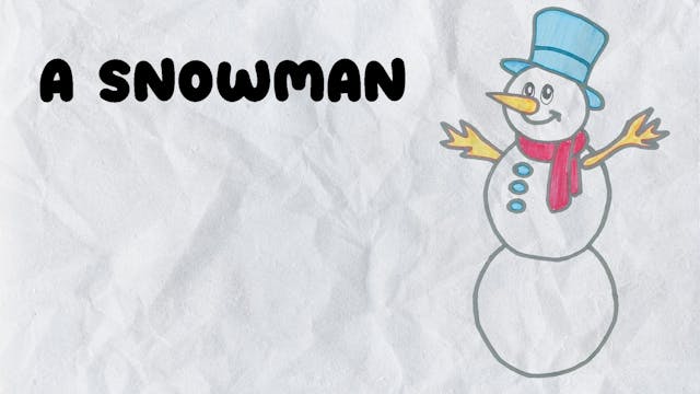 Learn to Draw a Snowman