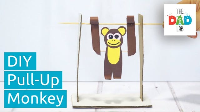 How to Make Pull-up Monkey Toy from C...