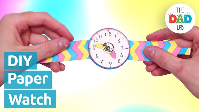 How to Make a Paper Cup Watch Craft