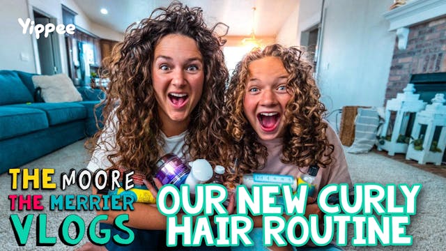 Our New Curly Hair Routine