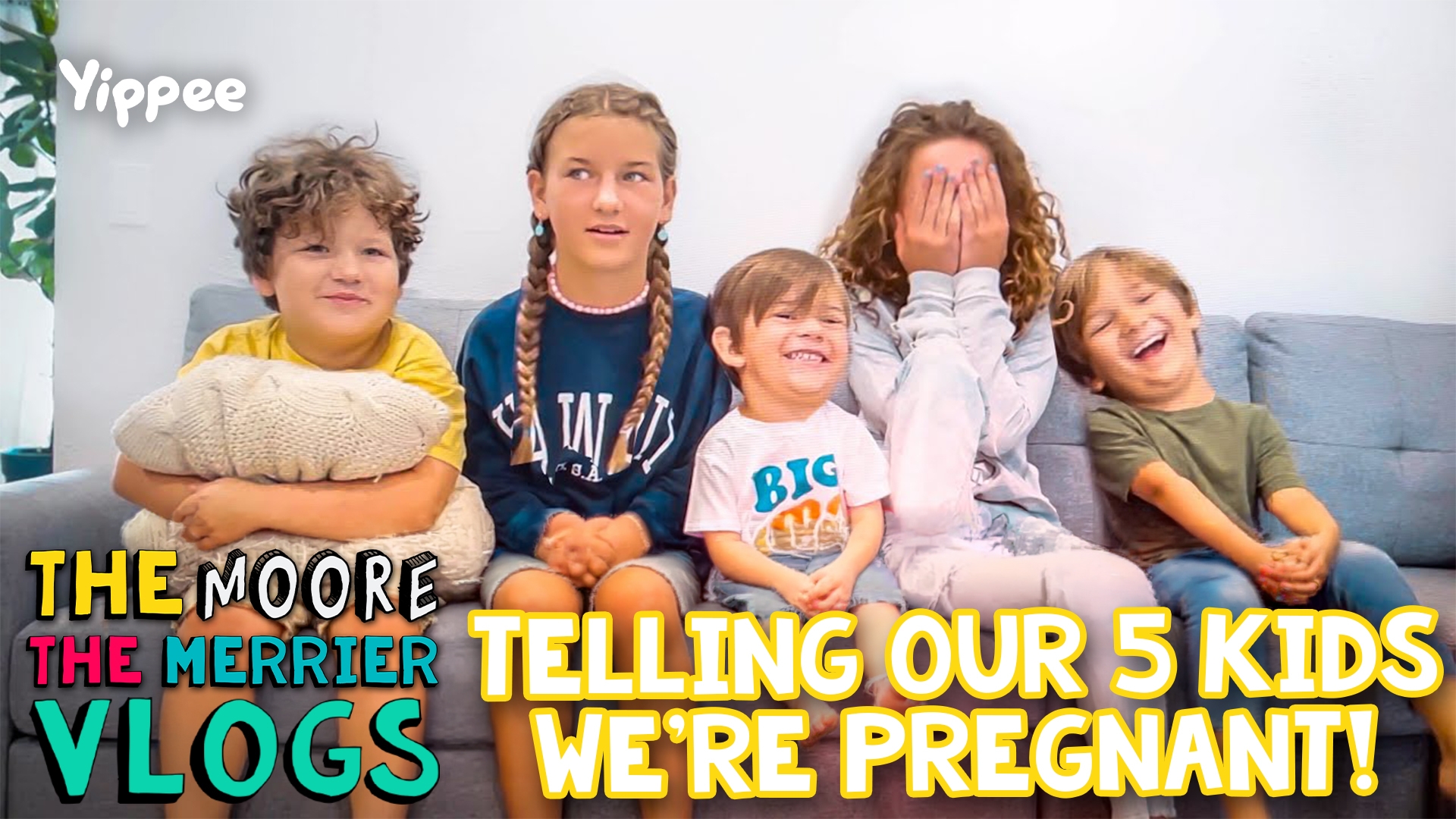 Telling Our 5 Kids We're Pregnant! Surprise Baby Announcement
