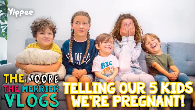 Telling Our 5 Kids We're Pregnant! Su...