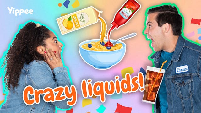 Trying Our Cereal With Different Liqu...