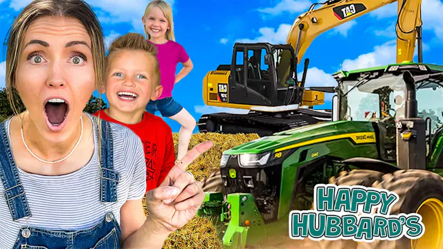 Ride REAL Farm Tractors & an Excavator!
