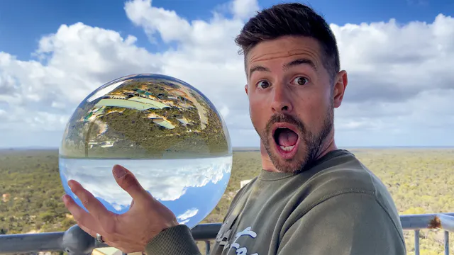 Can This SOLID GLASS BALL Survive a 4...