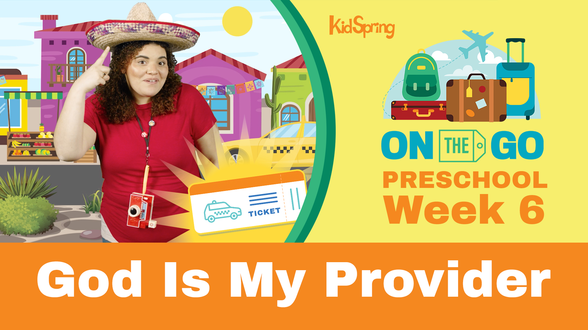 On The Go | Preschool Week 6 | God Is My Provider