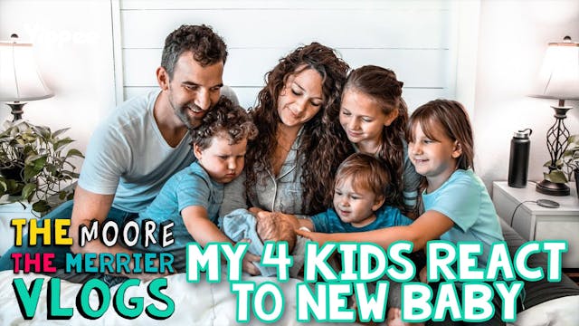 My 4 Kids React to New Baby