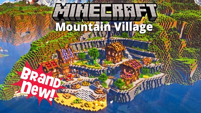 Mountain Village in Minecraft