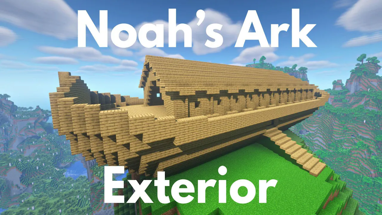 Noah's Ark Minecraft Build - Minecraft BLENDR - Yippee - Faith filled ...
