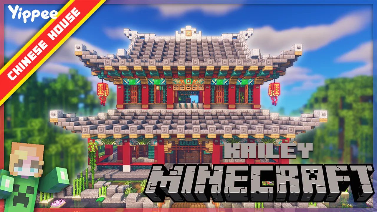 Minecraft Chinese House Tutorial Minecraft Japanese / Chinese House Tutorial – WXSPZZ