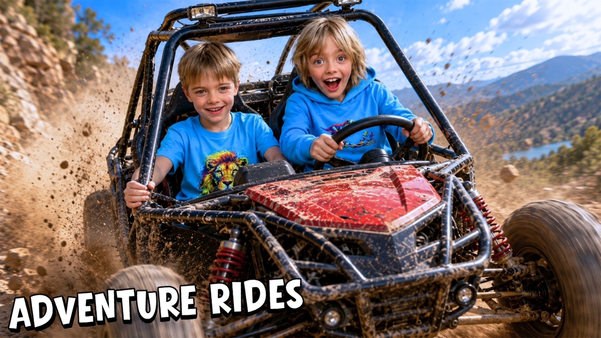 Bumpy Off-Road Adventure in a Fast Dune Buggy AND a Tractor Trailer!