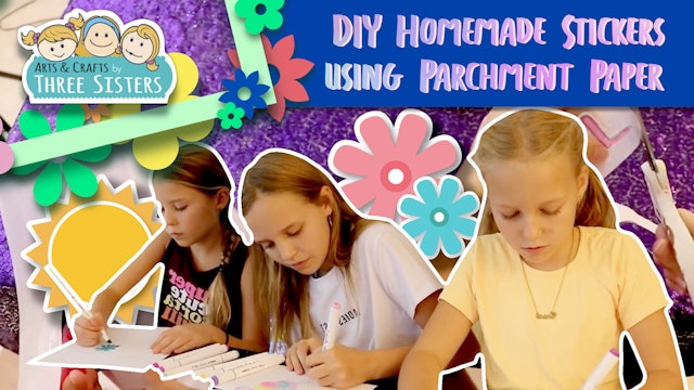 How to Make Homemade Stickers using Parchment Paper – Easy Kids Craft