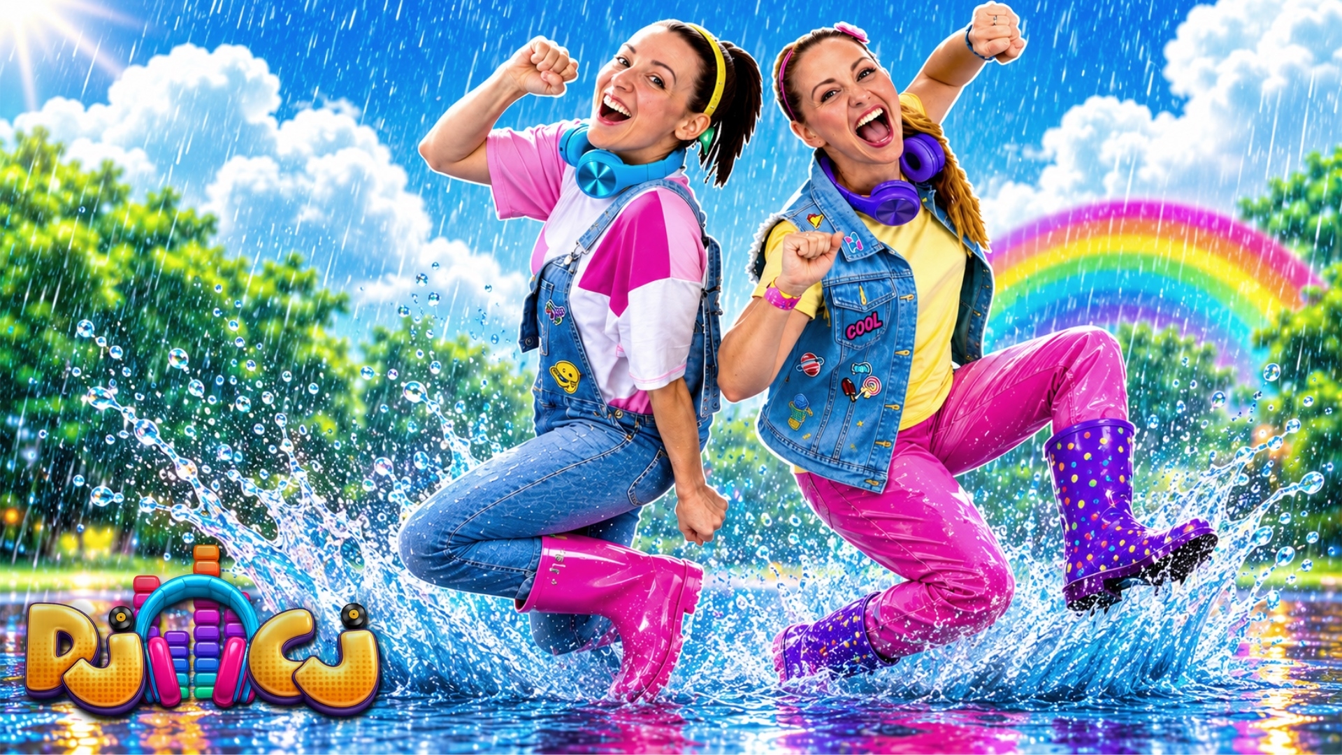 Rainy Day Puddle Jump Party