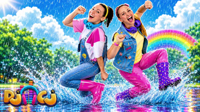 Rainy Day Puddle Jump Party