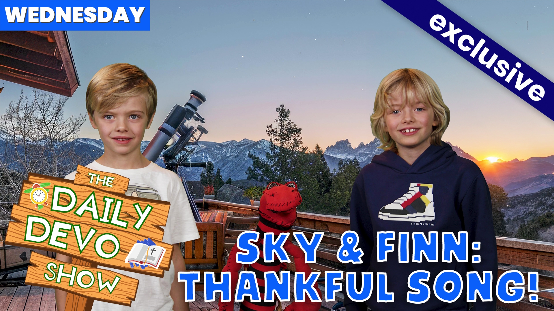 #914 - Sky & Finn: Thankful Song!