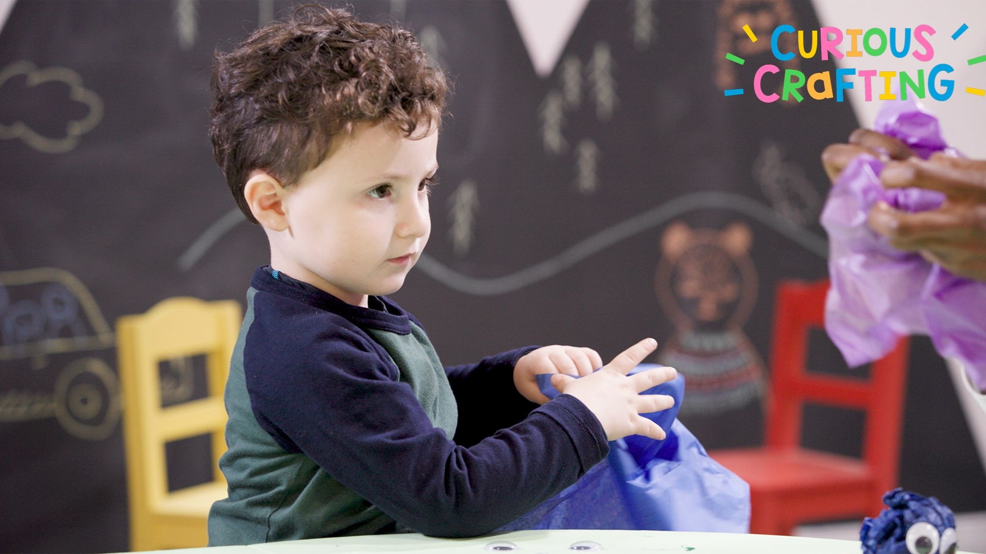 Scrunch Paper Octopus