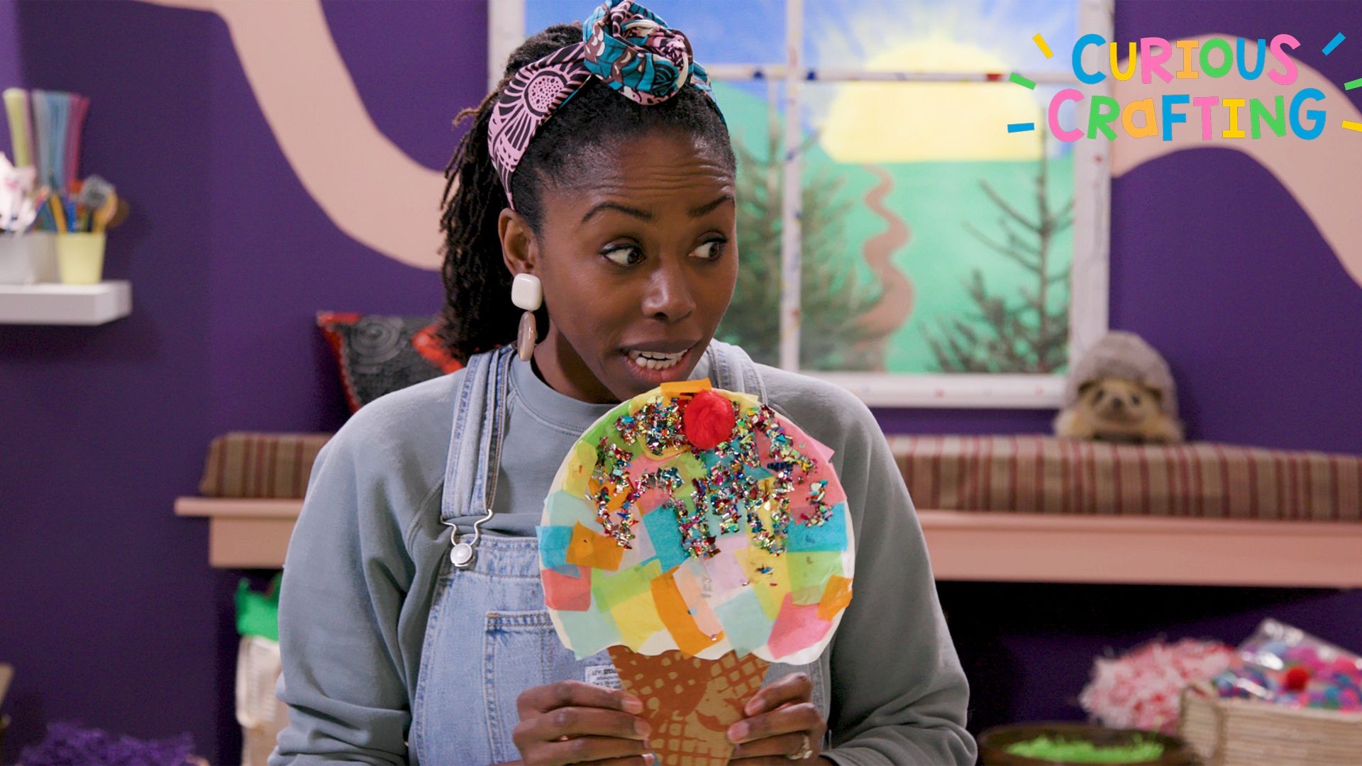 Paper Plate Ice Cream Cone