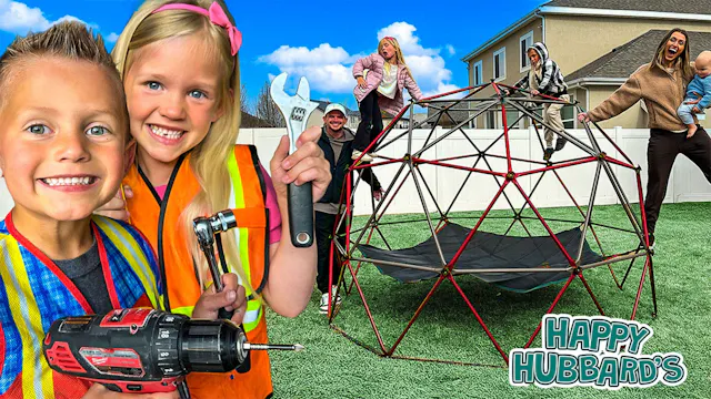 Kids Learn Tools While Building a Pla...