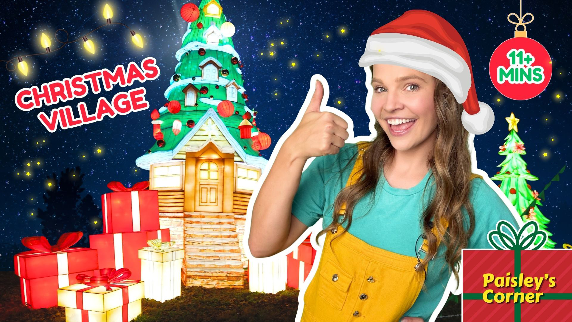 Christmas Village & Candy Cane Craft with Silly Miss Lily