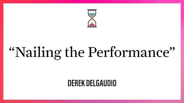 "Nailing the Performance"