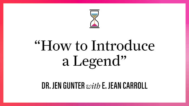 "How to Introduce a Legend"