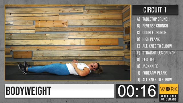 BODYWEIGHT Series | Core + Cardio