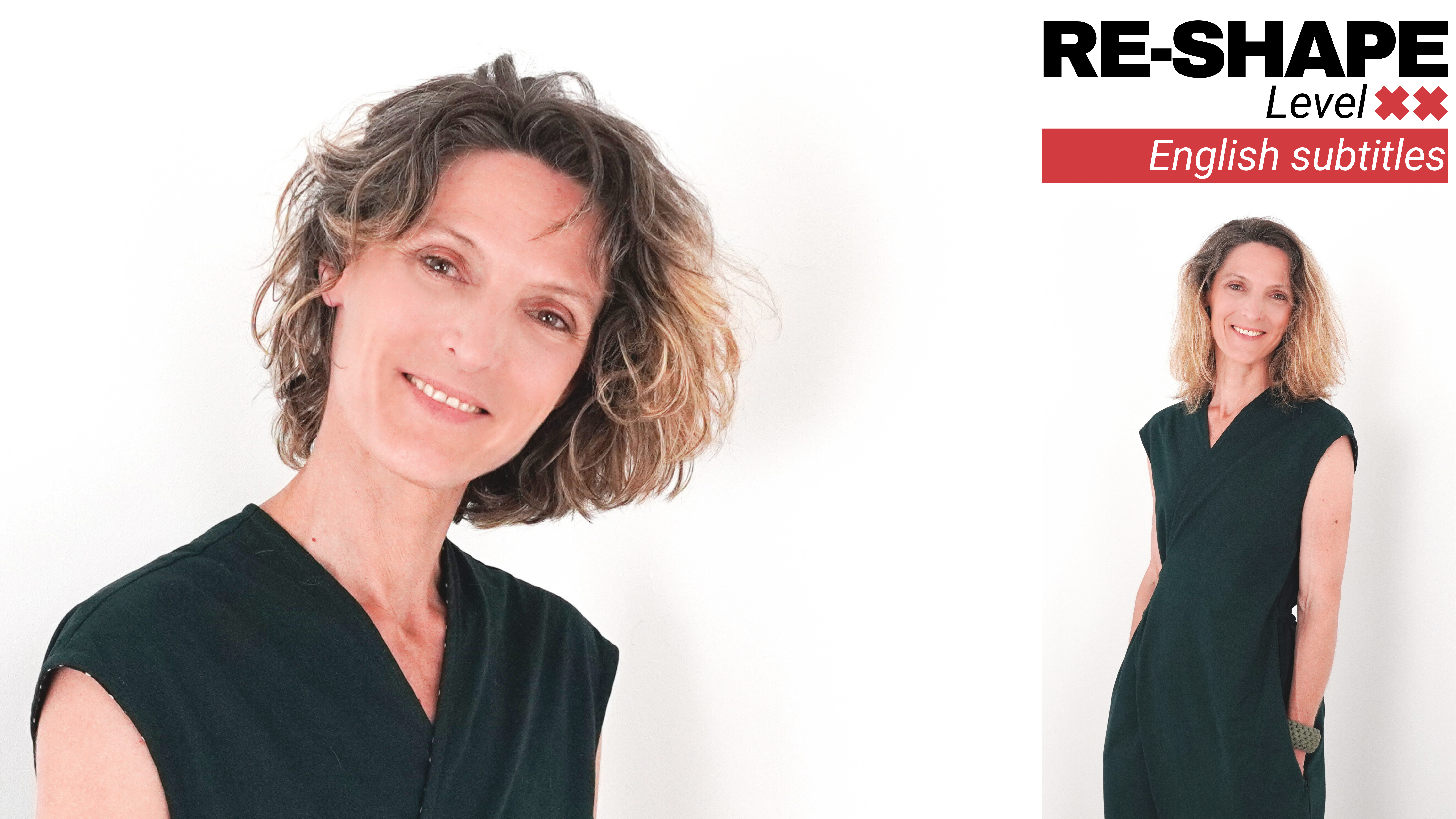 Un mi-long ondulé - niveau 2