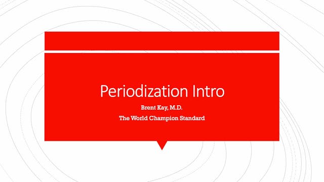 Periodization intro