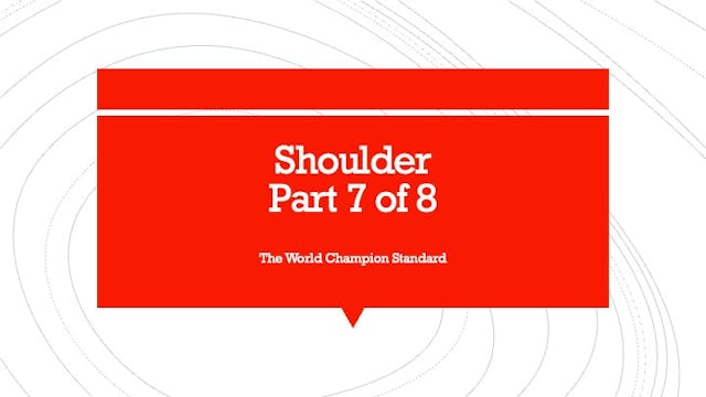 Shoulder part 7 of 8