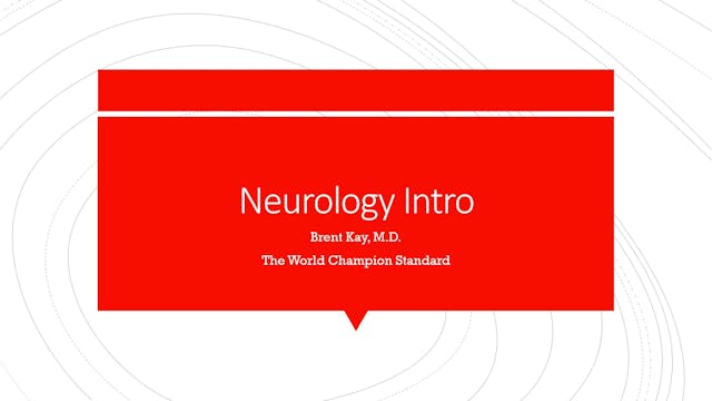 Neurology Intro