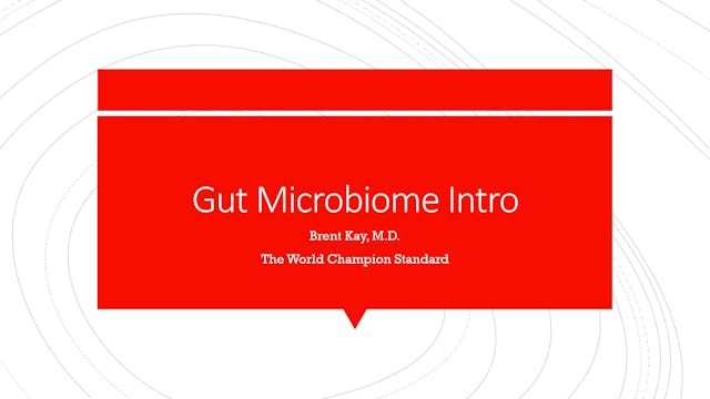 Gut Microbiome Intro