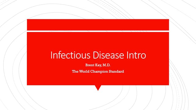 Infectious Disease Intro